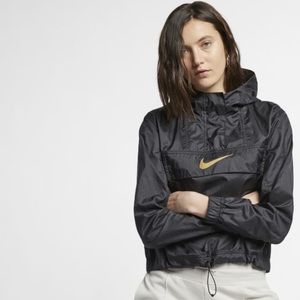 nike windbreaker leopard